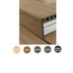 Listwa płaska Legro Natural AS80 10×80×3000 mm montaż