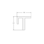 Kątownik kończący NewTechWood Ultrashield US44 46,2x44,2x2800 mm - obrazek 2
